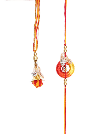 Handcrafted Traditional Mauli Bhaiya Bhabhi Rakhi