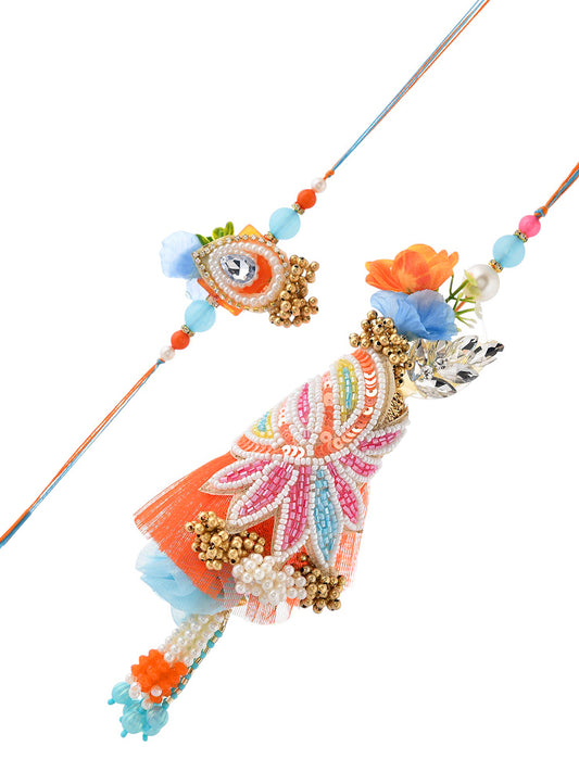 Colorful Tassel Bhaiya Bhabhi Rakhi