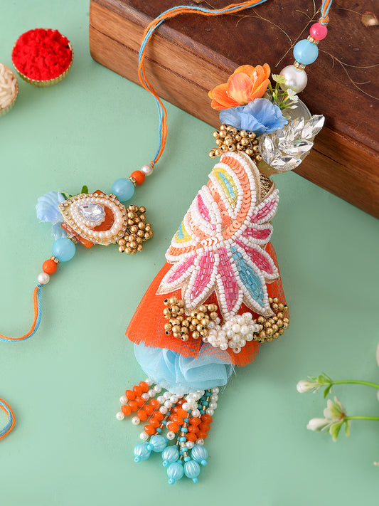 Colorful Tassel Bhaiya Bhabhi Rakhi