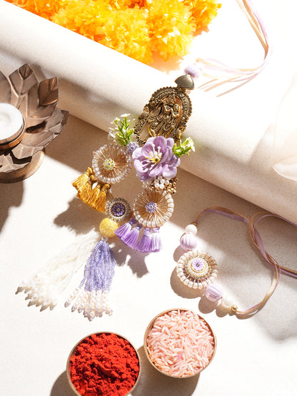 Traditional Elegance Bhaiya Bhabhi Rakhi