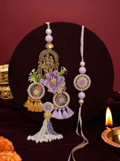 Traditional Elegance Bhaiya Bhabhi Rakhi