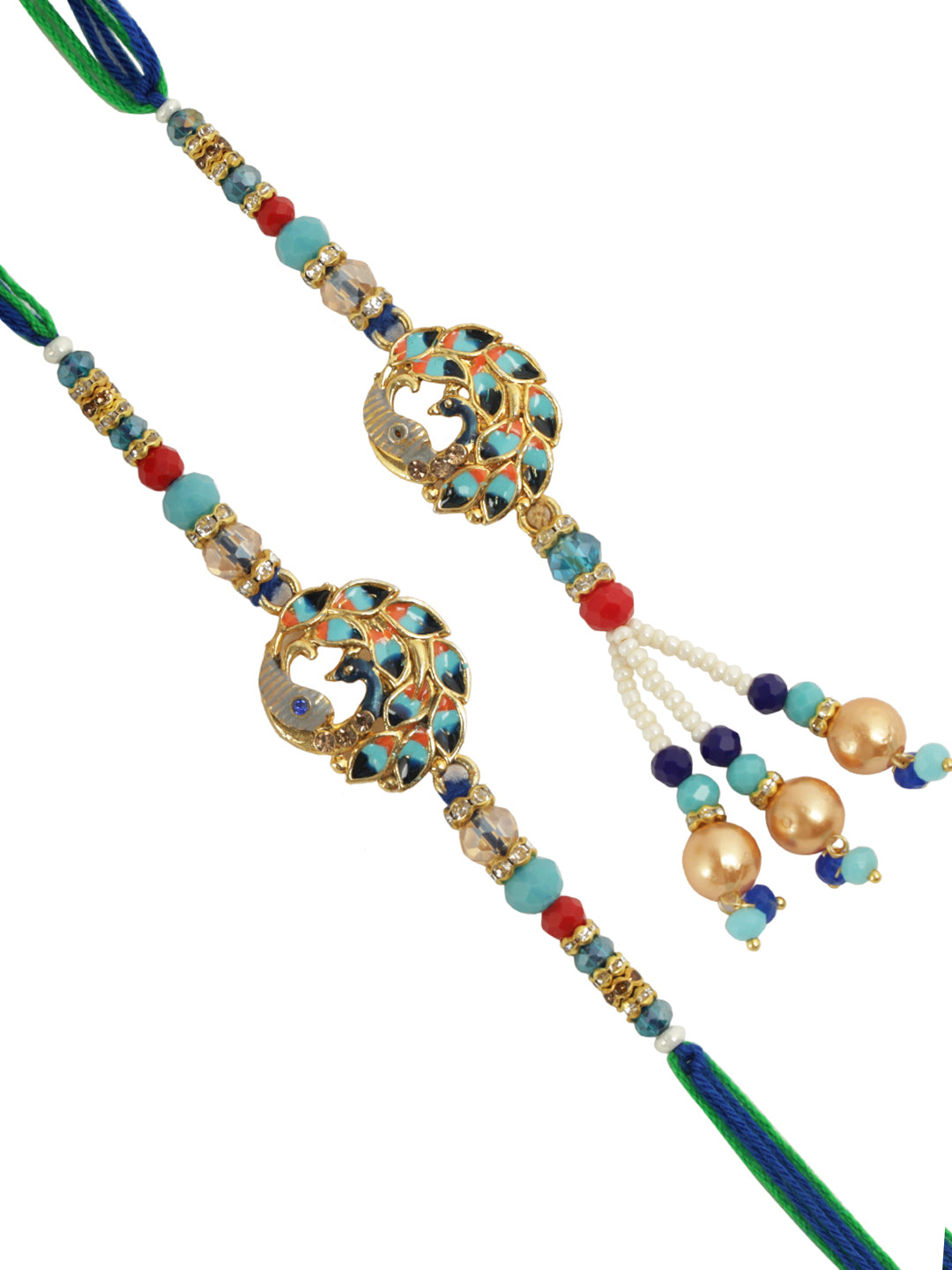 Peacock Delight Bhaiya Bhabhi Rakhi