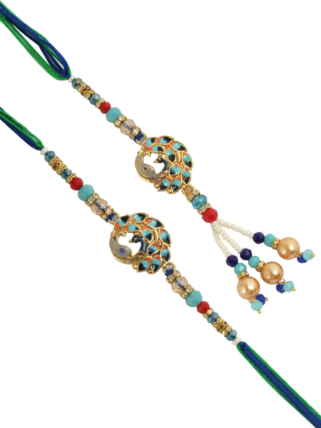 Peacock Delight Bhaiya Bhabhi Rakhi