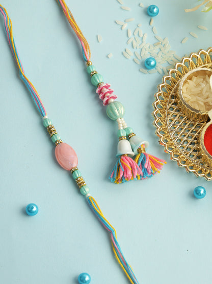 Pastel Tassel Bhaiya Bhabhi Rakhi