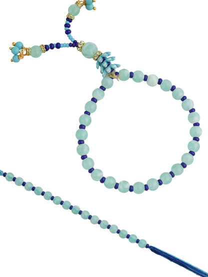 Aqua Beads Bhaiya Bhabhi Rakhi