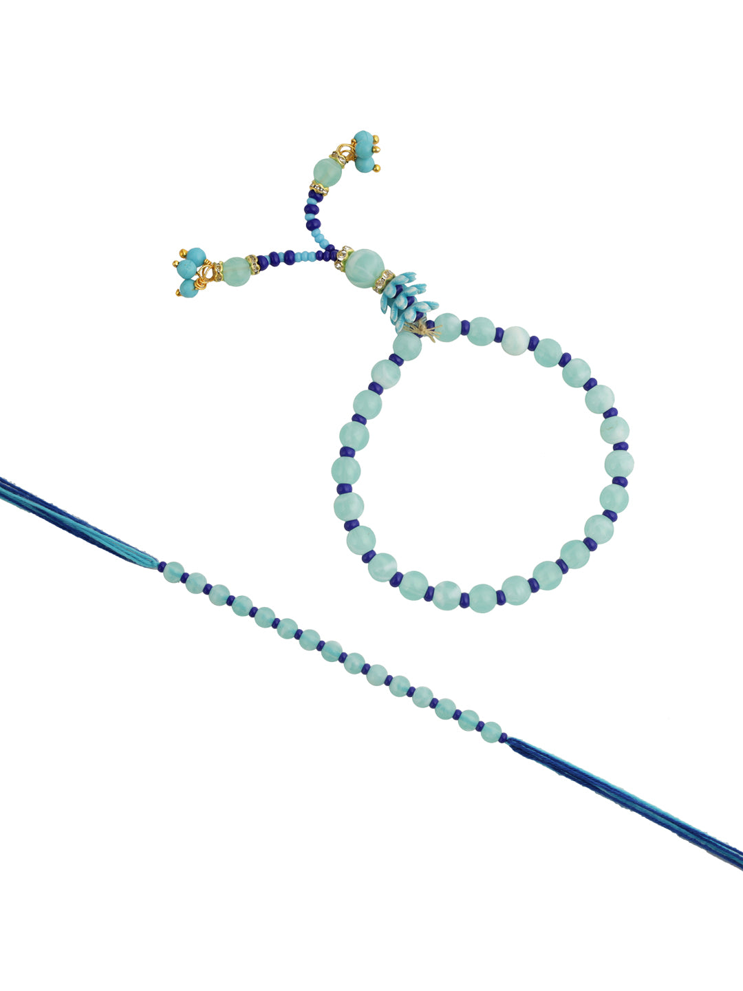 Aqua Beads Bhaiya Bhabhi Rakhi