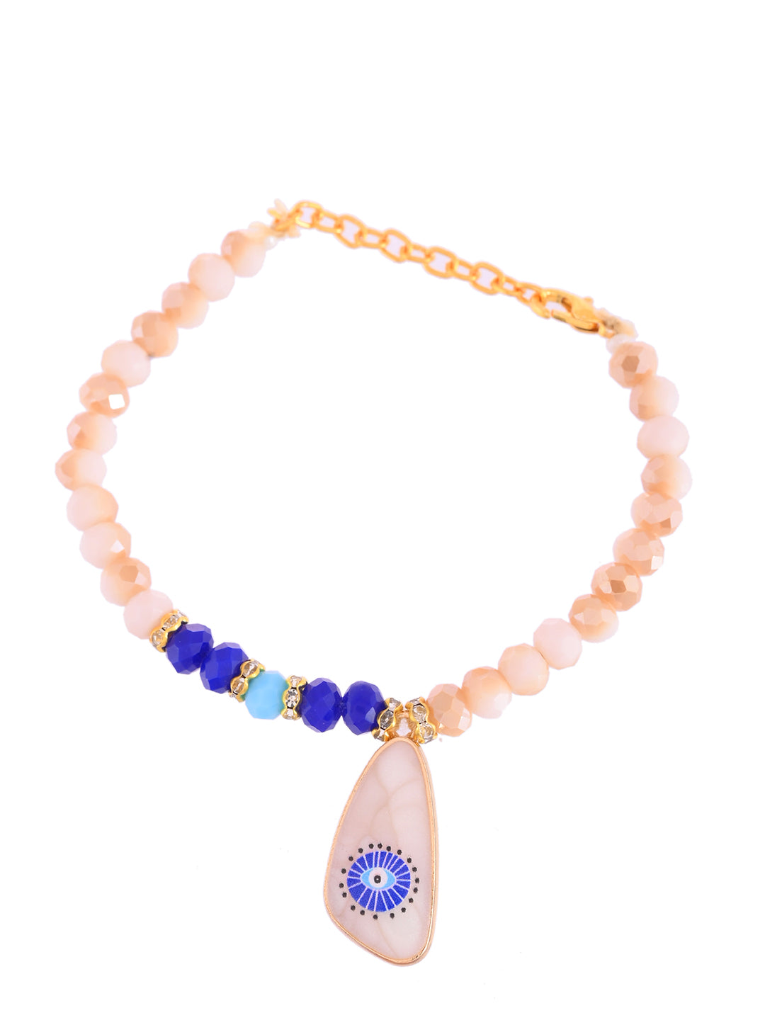 Premium Evil Eye Rakhi Bracelet Combo For Bhaiya Bhabhi With Luxe Beads