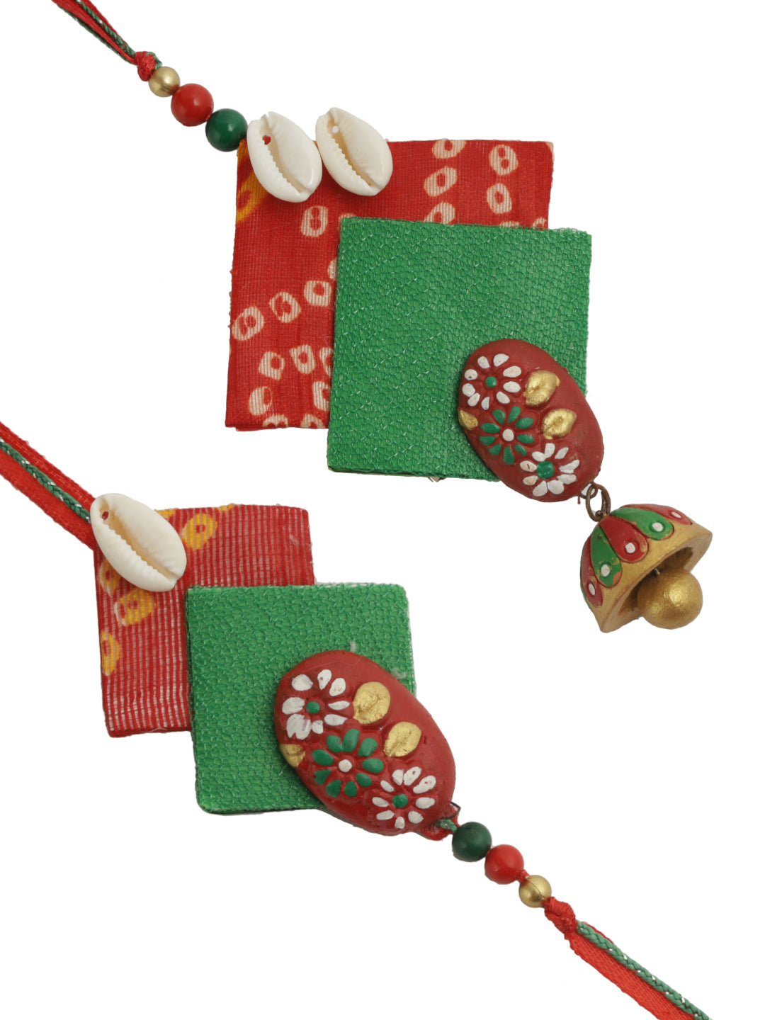 Traditional Festive Bhaiya Bhabhi Rakhi Pair