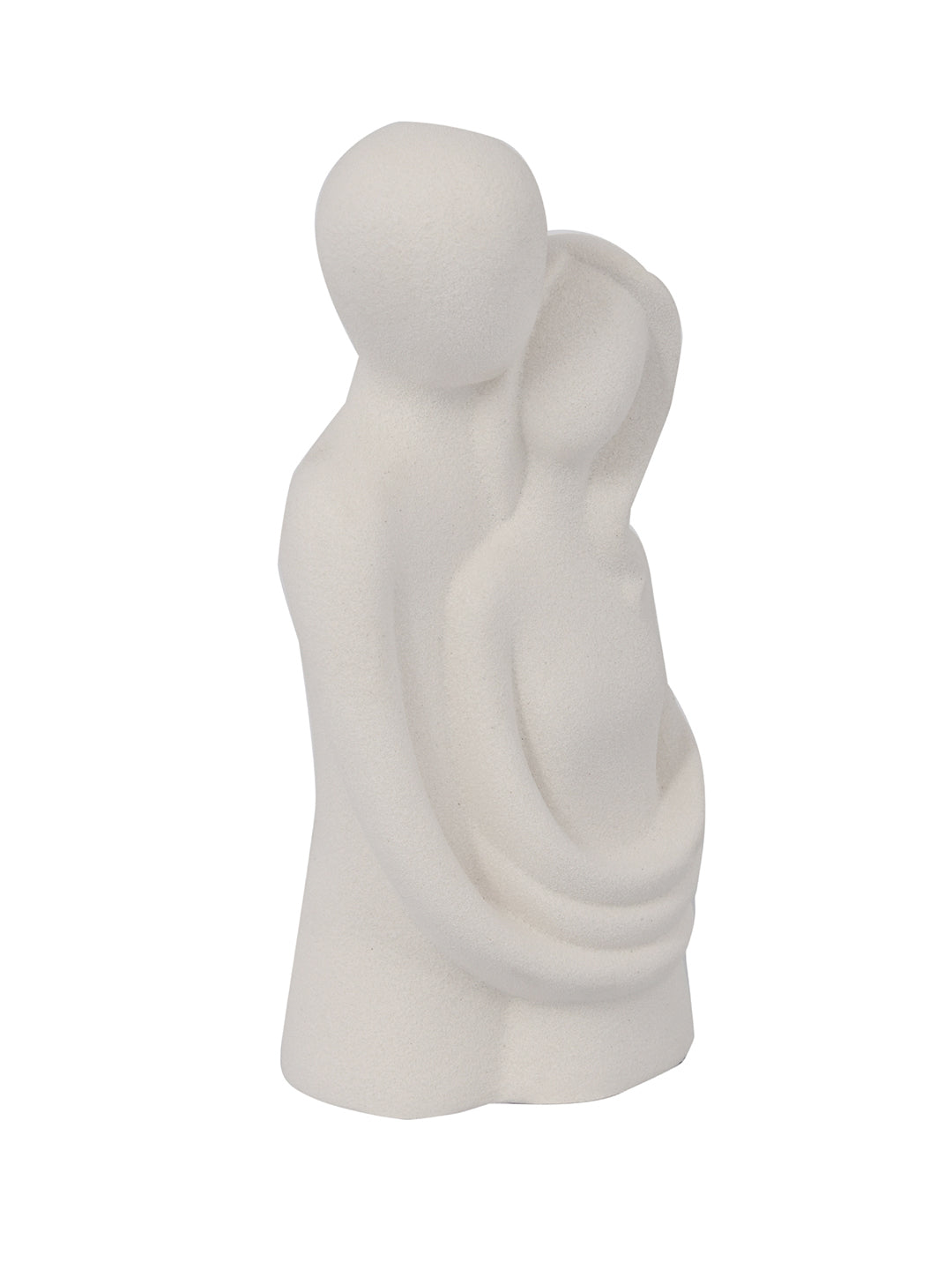 Ceramic Matte Eternal Love Statue in White