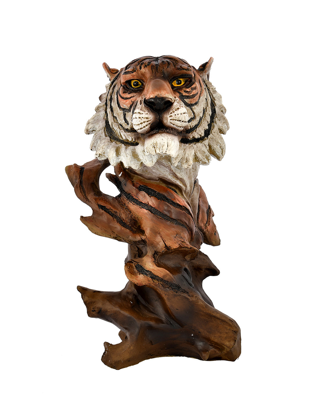 Fiery Tiger Head Showpiece