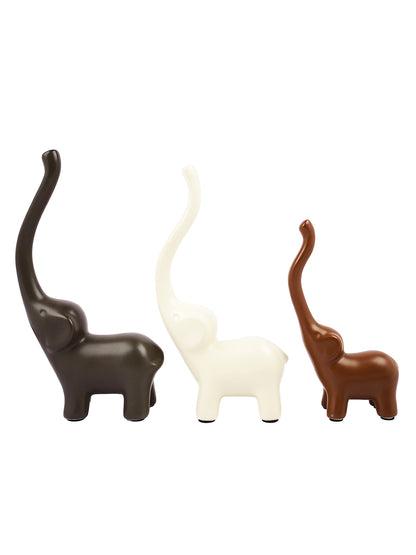 Set of 3 Elephant Showpieces