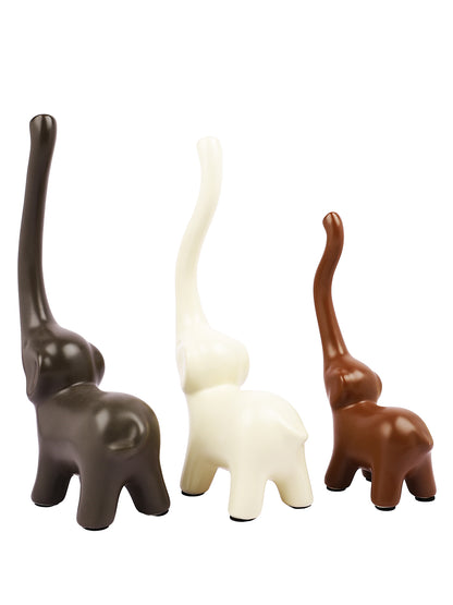 Set of 3 Elephant Showpieces