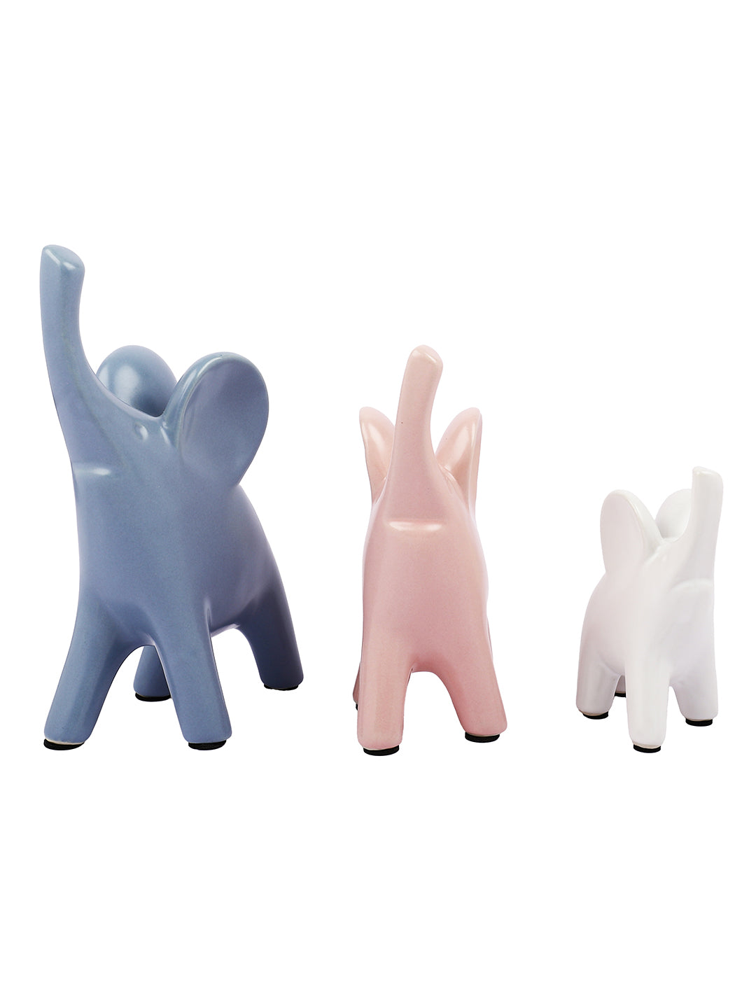 Set of 3 Tiny Elephant Showpieces