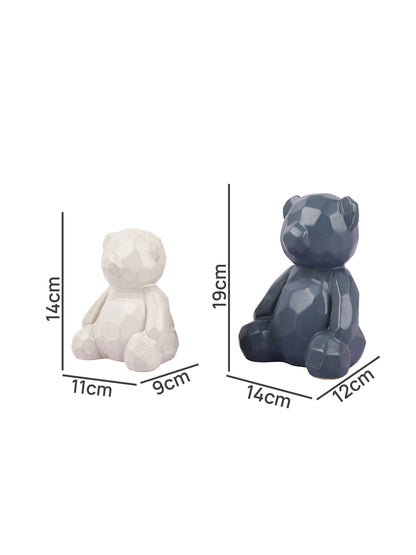 Set of 2 Teddy Bear Showpiece