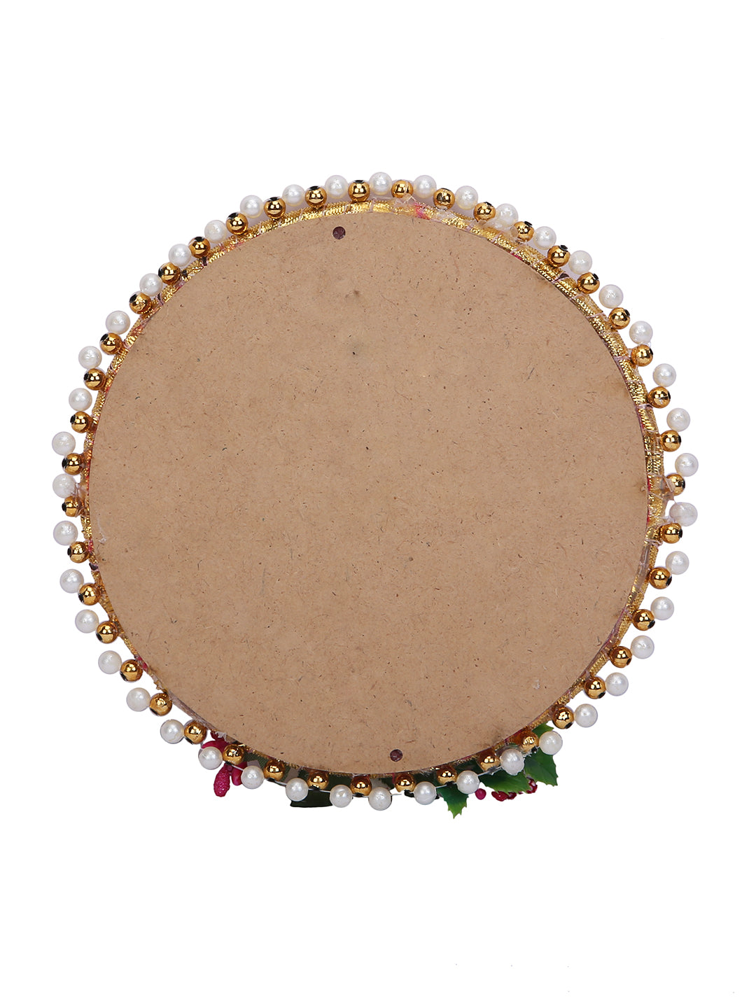 Aqua Crystal Rakhi Set with Ganesh Thali