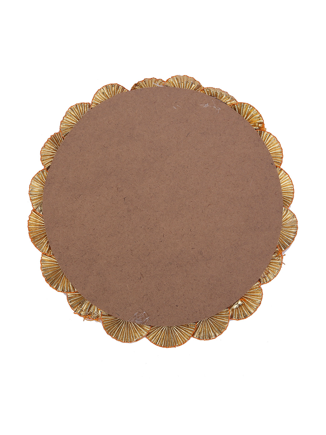 Evil eye Rakhi set with a golden designer thali