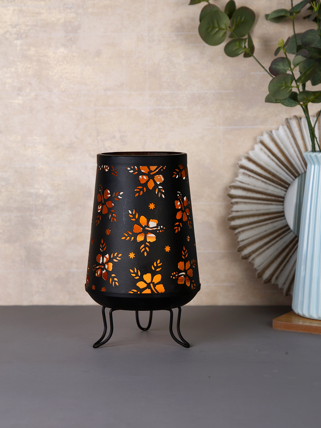 Black Candle Holder