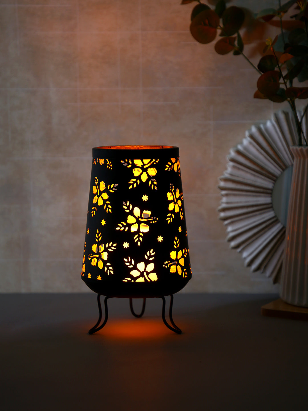 Black Candle Holder