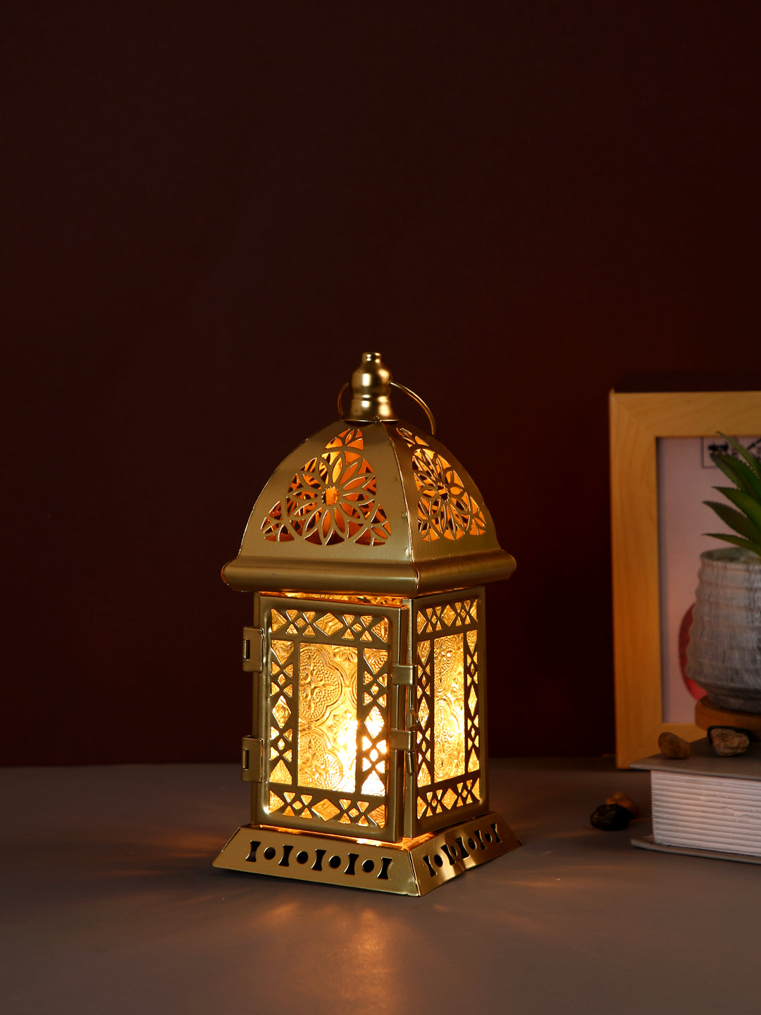 Gold-Toned Candle Holder
