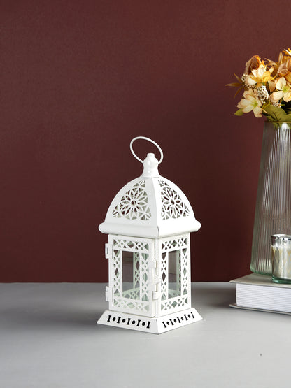 White Candle Holder