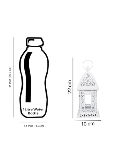 White Candle Holder