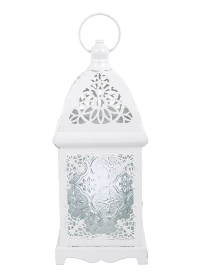 White Candle Holder