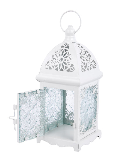 White Candle Holder