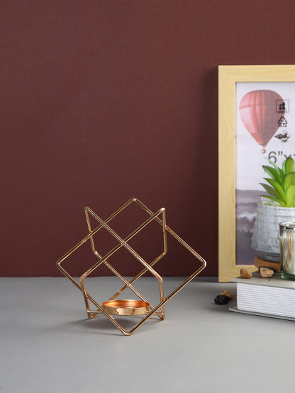 Gold-Toned Candle Holder