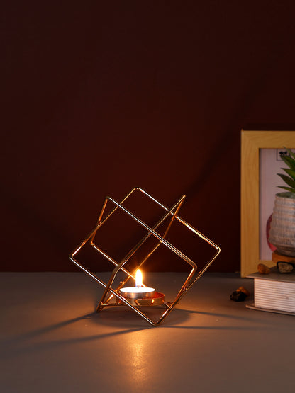 Gold-Toned Candle Holder