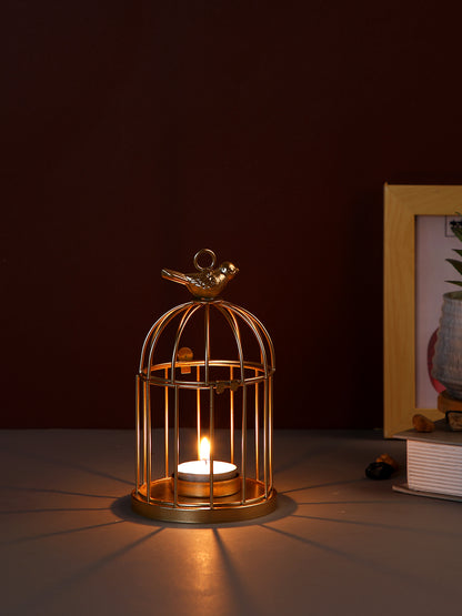 Gold-Toned Candle Holder