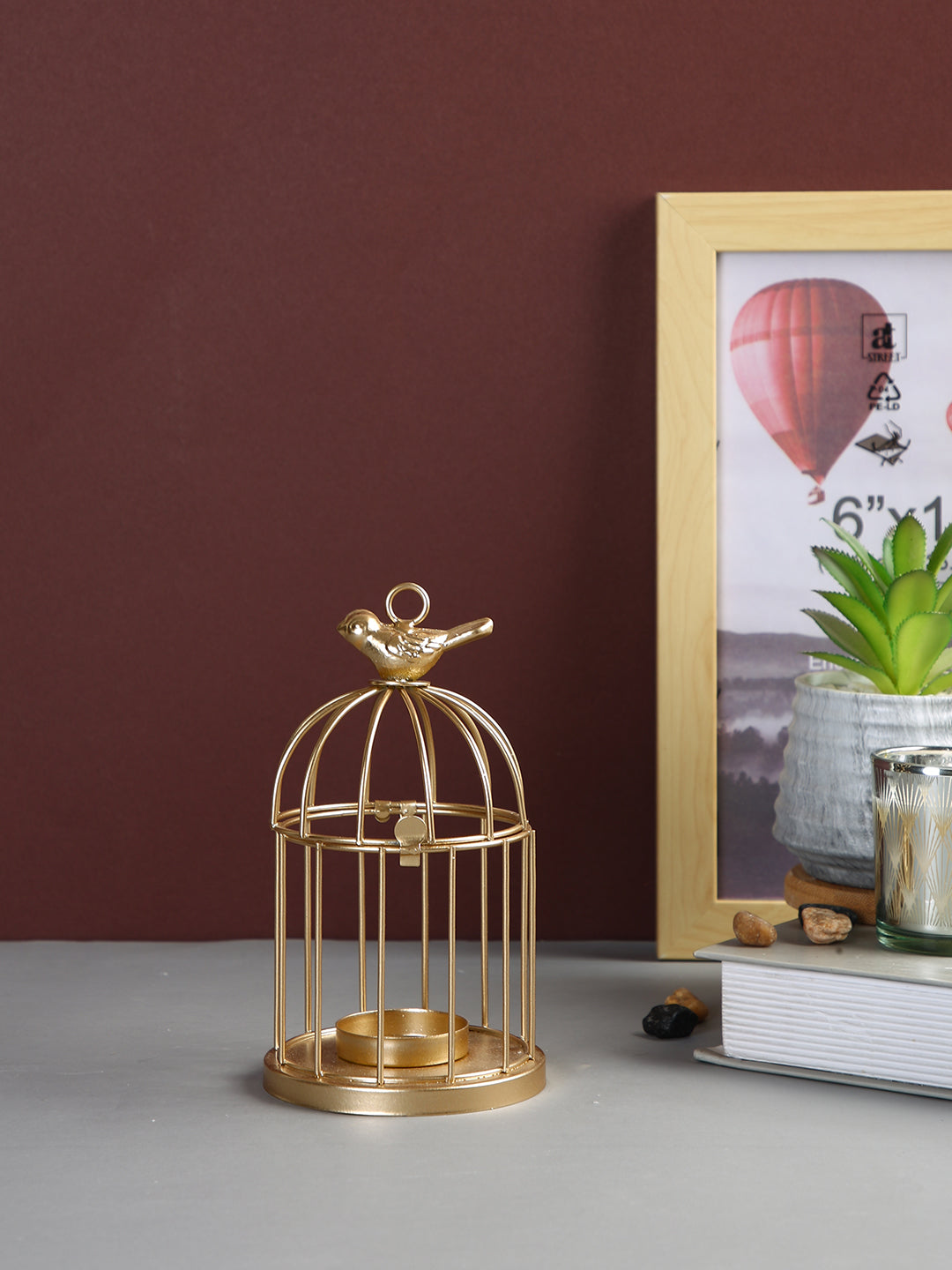 Gold-Toned Candle Holder