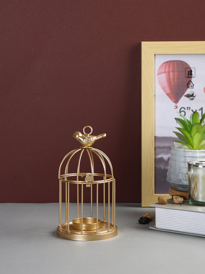 Gold-Toned Candle Holder