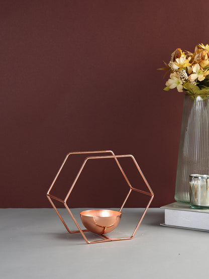 Gold-Toned Candle Holder