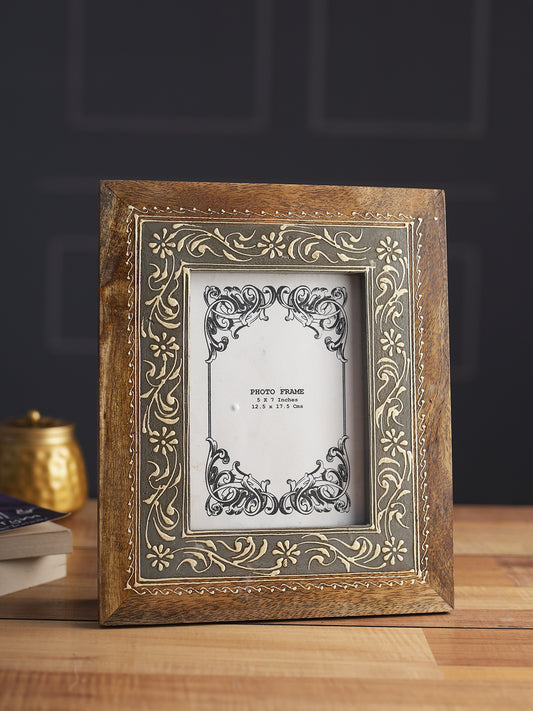 Wooden Table Top Photo Frame