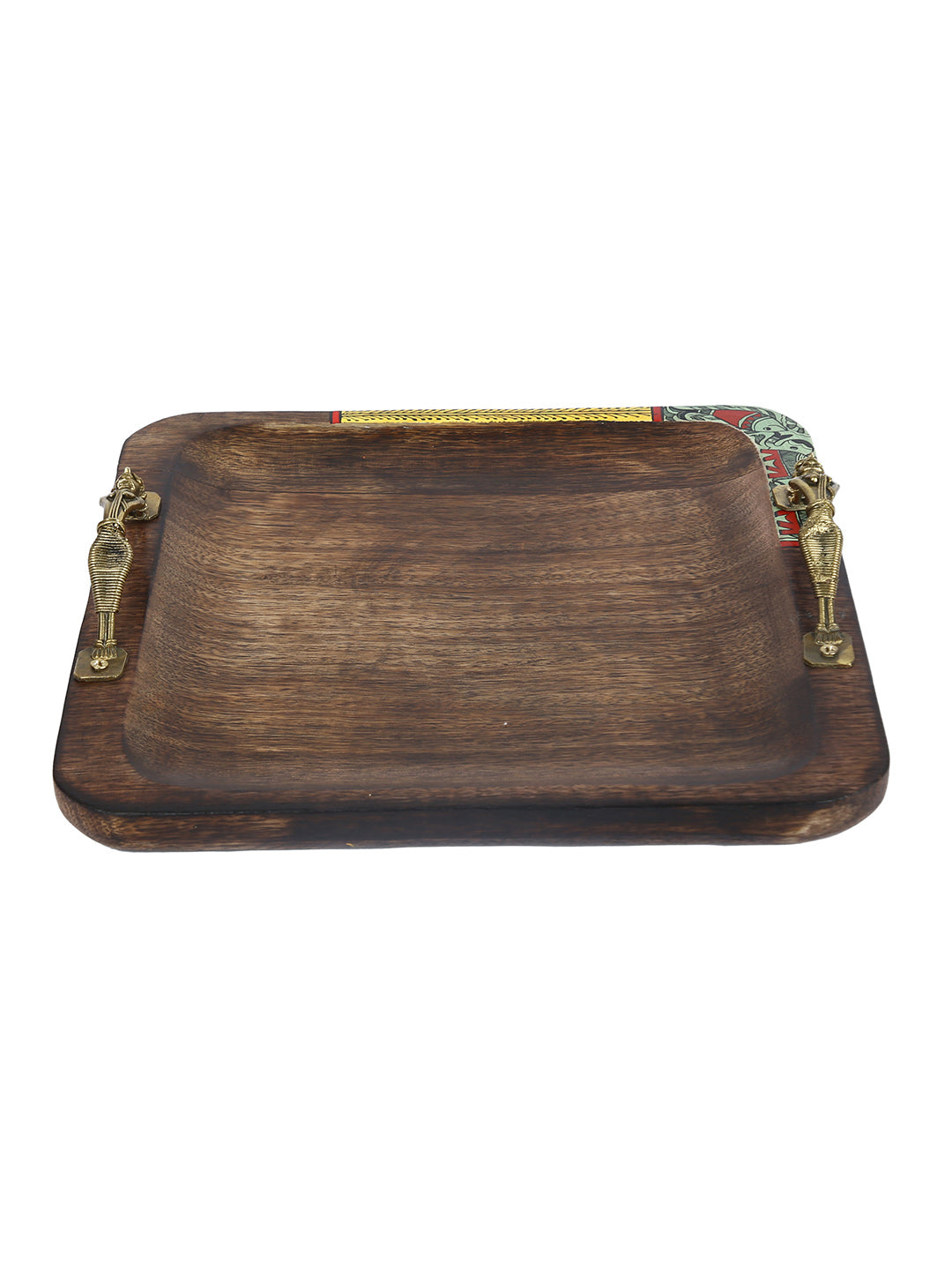 Quadrilateral Tray With Designer Handles