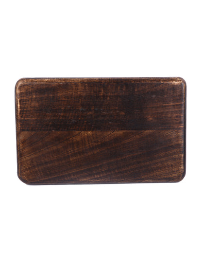 Rectangular Wooden Tray with Designer Handles