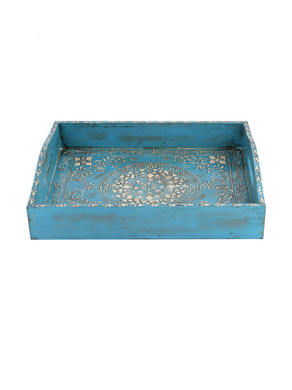 Rajasthani Prints Handcrafted Wooden Tray