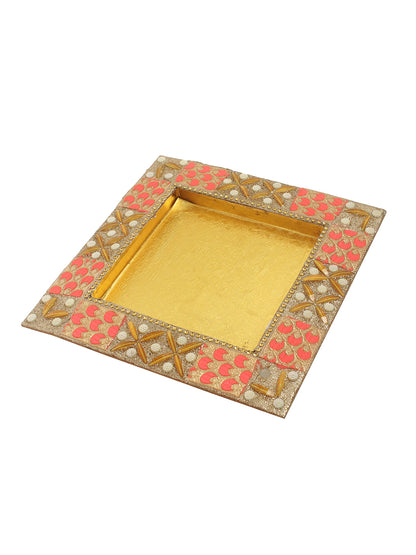 Multicolor Wooden Tray