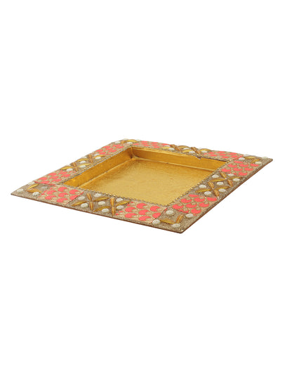 Multicolor Wooden Tray