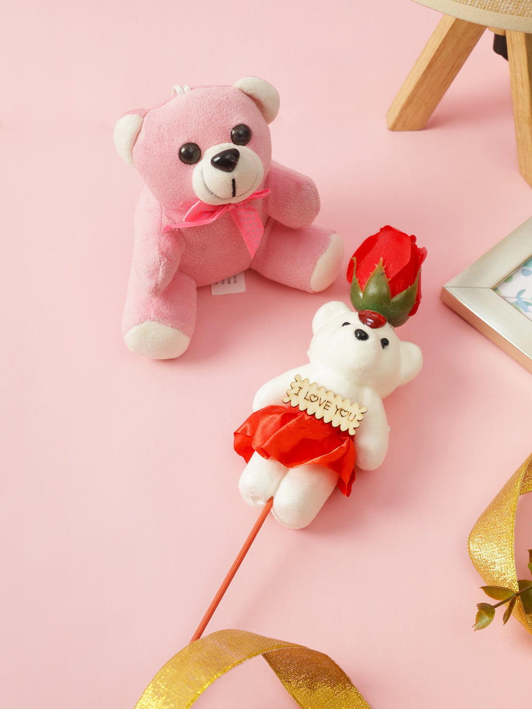 Red Elegance Rose with Teddy