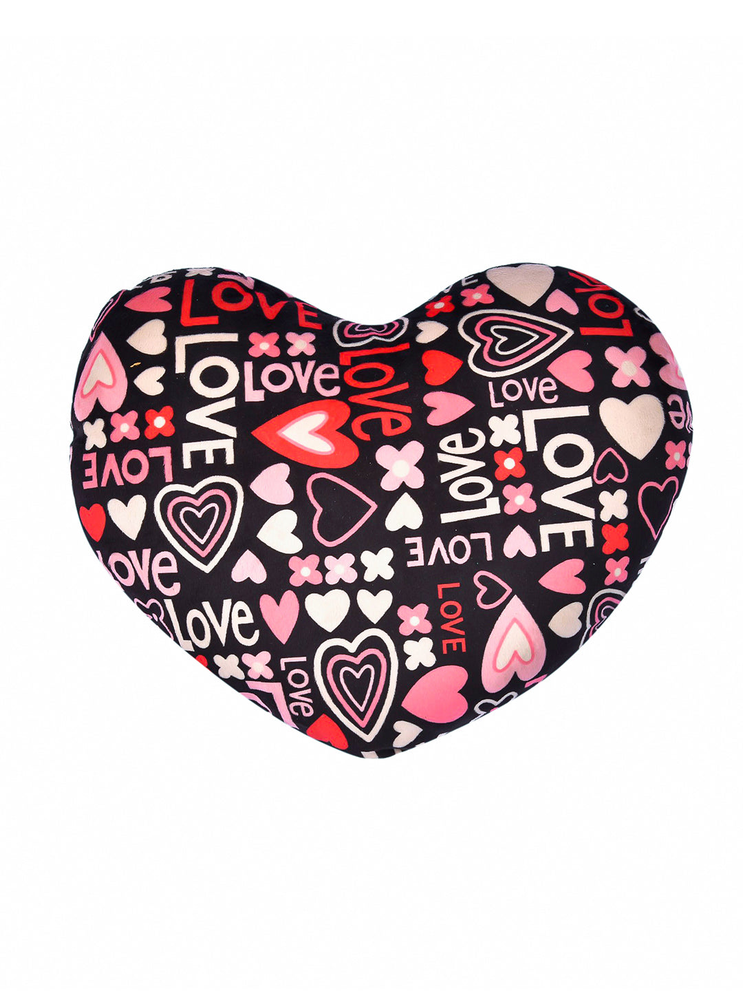 Love Bliss Heart Cushion with Teddy