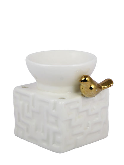 White Textured Ceramic Aroma OilDiffusers