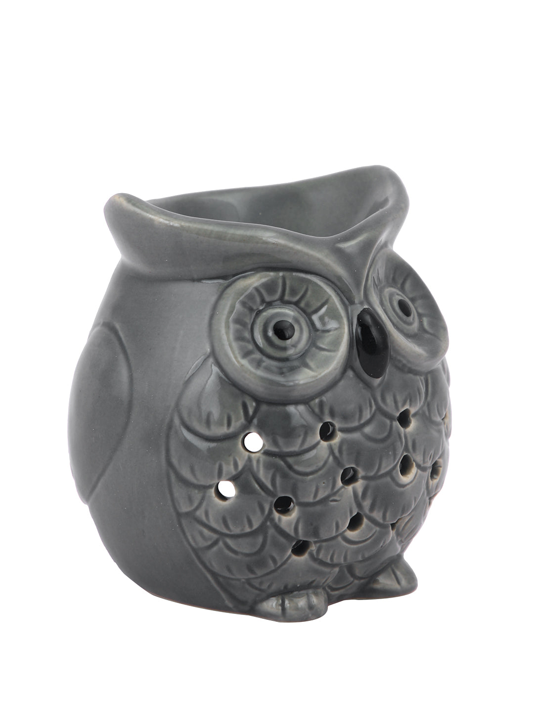 Grey & Black Ceramic Owl Aroma OilDiffusers