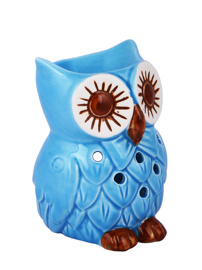 Blue & White Ceramic Owl Aroma Oil Diffusers