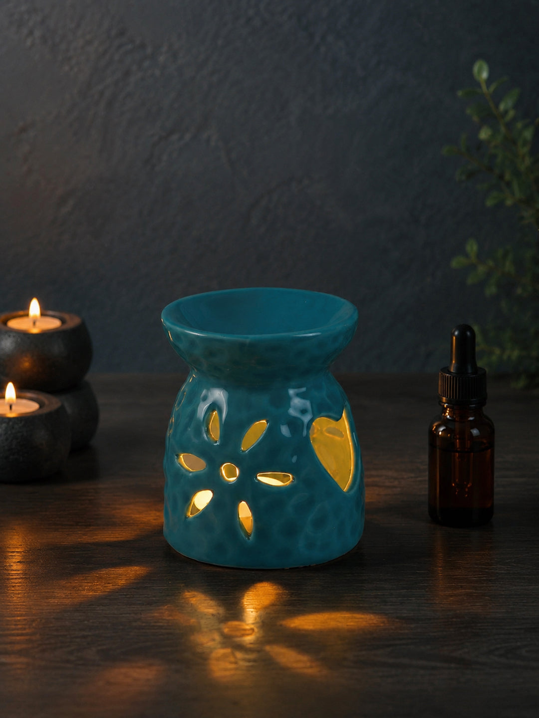 Blue Textured Ceramic Aroma OilDiffusers