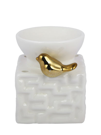 White Textured Ceramic Aroma OilDiffusers