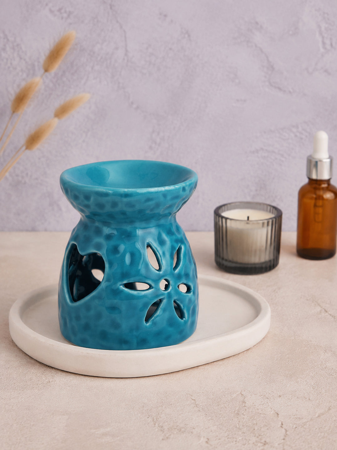 Blue Textured Ceramic Aroma OilDiffusers
