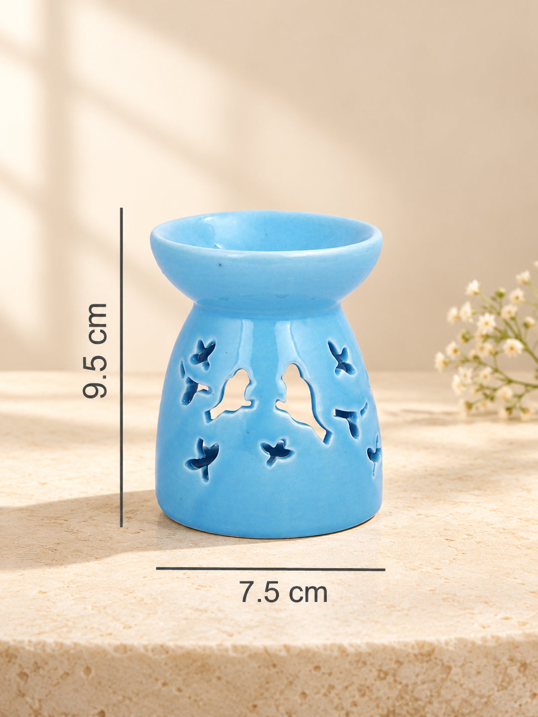Blue Textured Ceramic Aroma OilDiffusers