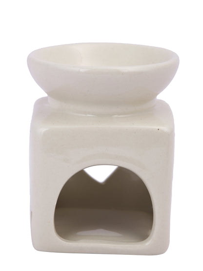 White Textured Ceramic Aroma OilDiffusers