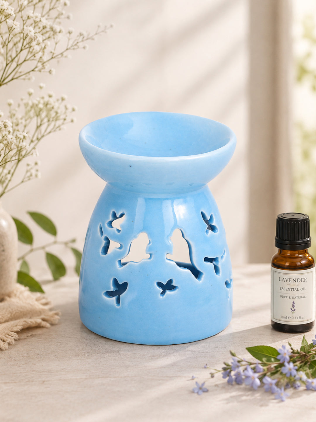 Blue Textured Ceramic Aroma OilDiffusers